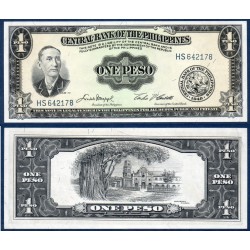 Philippines Pick N°133f, Billet de banque de 1 Peso 1949