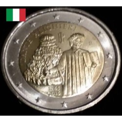2 euros commémorative Italie 2015 dante alighieri piece de monnaie €