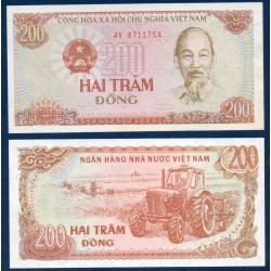 Viet-Nam Nord Pick N°100c, Billet de banque de 200 dong 1987