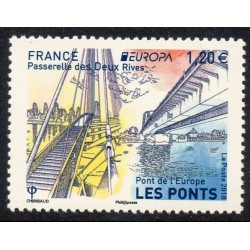 Timbre France Yvert No 5218 Europa, architecture et patrimoine, les ponts neuf luxe **