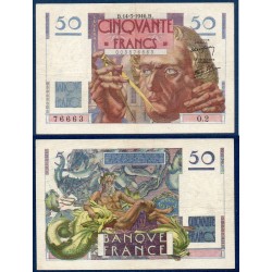 50F Le verrier TTB 14.3.1946 Billet de la banque de France