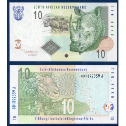 Afrique du sud Pick N°128a, Billet de banque de 10 rand 2005