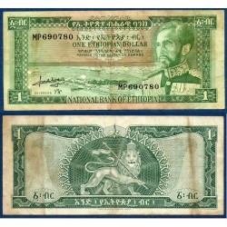 Ethiopie Pick N°25a, TB Billet de banque de 1 dollar 1966