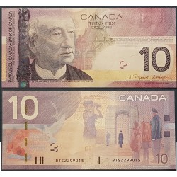 Canada Pick N°102Ab, Billet de banque de 10 dollar 2005
