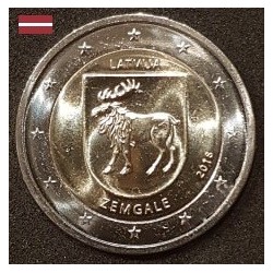 2 euros commémorative Lettonie 2018 Zemgale piece de monnaie €