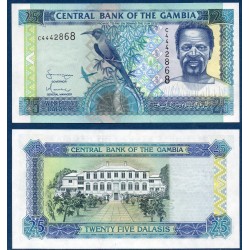 Gambie Pick N°22c, Billet de banque de 25 Dalasis 2001-2005