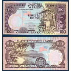 Samoa Pick N°34b, Billet de banque de 10 Tala 2002