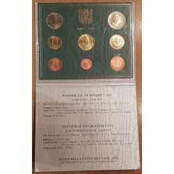 Coffret BU Vatican 2010 Benoit XVI pièces de monnaie
