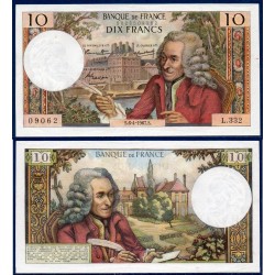 10 Francs Voltaire Sup+ 6.4.1967 Billet de la banque de France