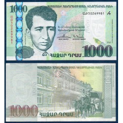 Arménie Pick N°55b, Billet de banque de 1000 Dram 2015