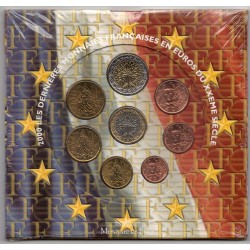 Coffret BU France 2000 piece de monnaie euro