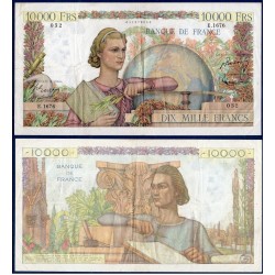 10000 Francs Génie Francais TTB+ 5.7.1951 Billet de la banque de France