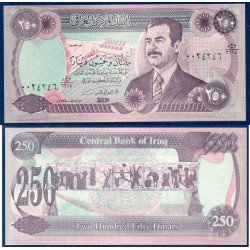 Irak Pick N°85a2, Billet de banque de 250 Dinars 1995
