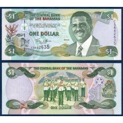 Bahamas Pick N°69, Billet de banque de 1 dollar 2001