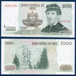 Chili Pick N°154g, Billet de banque de 1000 Pesos 2006-2009