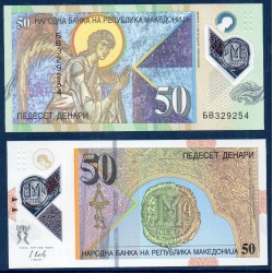 Macedoine Pick N°26, Billet de banque de 50 Denari 2018