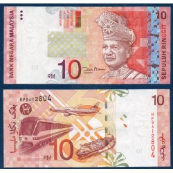 Malaisie Pick N°46, Billet de banque de 10 ringgit 2001