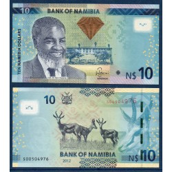 Namibie Pick N°11a, Billet de banque de 10 Dollars 2012