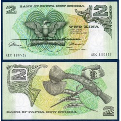 Papouasie Pick N°5a, Billet de banque de 2 Kina 1981