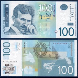 Serbie Pick N°57a, Billet de banque de 100 Dinara 2012