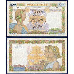 500 Francs La Paix TTB+ 2.10.1941 Billet de la banque de France