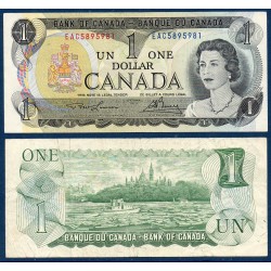 Canada Pick N°85b, Billet de banque de 1 dollar 1973