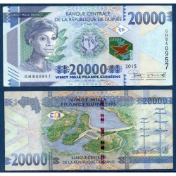 Guinée Pick N°49, TTB Billet de banque de 20000 Francs 2015