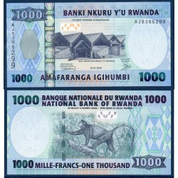 Rwanda Pick N°35, Billet de banque de 1000 Francs 2008
