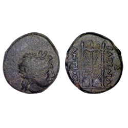 Syrie, SÉLEUCIDE Antiochos II AE18 Chalque (-261 à -246) antioche