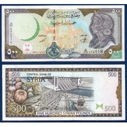 Syrie Pick N°110c, Billet de banque de 500 Pounds 1998