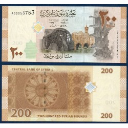 Syrie Pick N°114, Billet de banque de 200 Pounds 2009