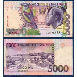 Sao Tomé et Principe Pick N°65c, Billet de banque de 5000 Dobras 2004