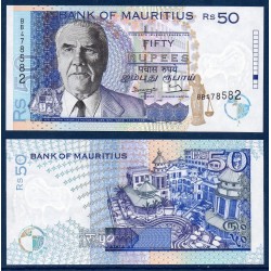Maurice Pick N°43, Billet de banque de 50 Rupees 1998