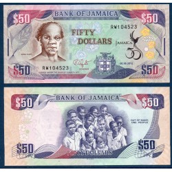 Jamaique Pick N°89, Billet de banque de 50 dollars 2012