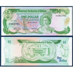 Belize Pick N°38, Billet de banque de 1 dollar 1980