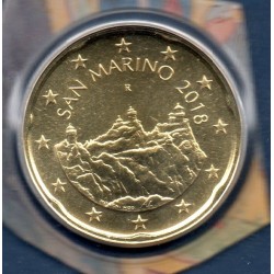 Pièce 20 centimes BU Saint-Marin 2018