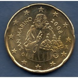 Pièce 20 centimes Saint-Marin 2008