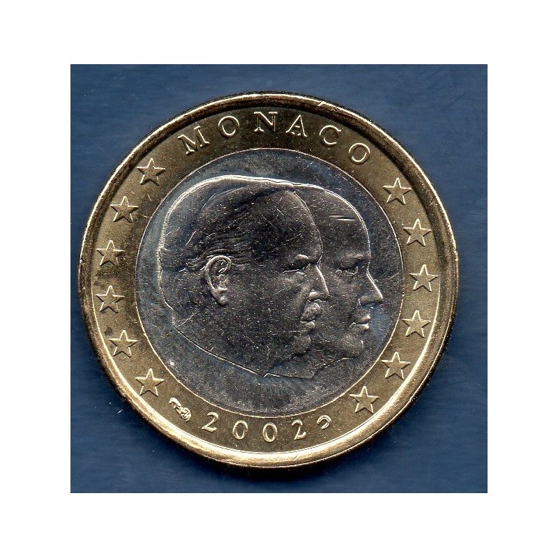 Pièce 1 euro Monaco 2002  Issoire philatelie