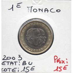 Pièce 1 euro BU Monaco 2003