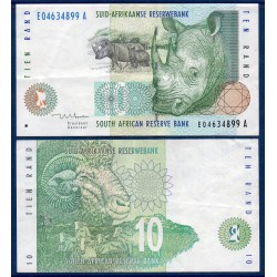 Afrique du sud Pick N°123b, Billet de banque de 10 rand 1999