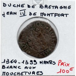 Duché de Bretagne, Jean IV de Montfort (1364-1399) Blanc aux mouchetures