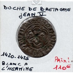 Duché de Bretagne, Jean V (1420-1425) Blanc a l'Hermine