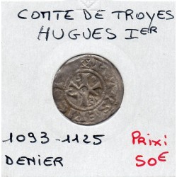 Champagne, Comté de Troyes, Hugues (1093-1125) Denier