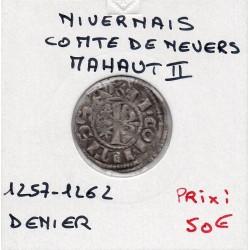 Nivernais, Comté de Nevers, Mahaut II (1257-1262) denier