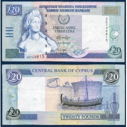 Chypre Pick N°63c, Billet de banque de 20 pounds 2004