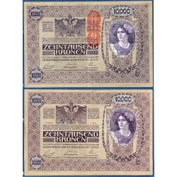 Autriche Pick N°64, Billet de banque de 10000 Kronen 1919