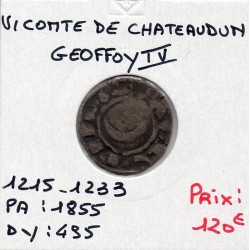 Vicomté de Chateaudun, Geoffroy IV (1215-1233) Denier