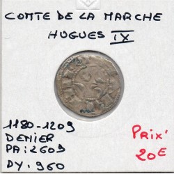 Comté de la Marche, Hugues IX (1080-1209) denier