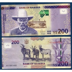 Namibie Pick N°15b, Billet de banque de 200 Dollars 2015
