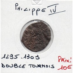 Double Tournois Philippe IV (1295-1303) pièce de monnaie royale